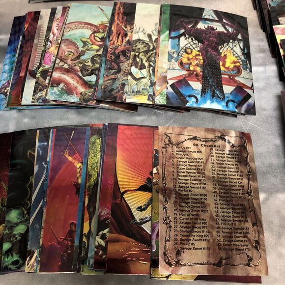 1994 Comic Images Conan All Chromium Series II 2 132 Cards Barbarian War - Picture 3 of 12